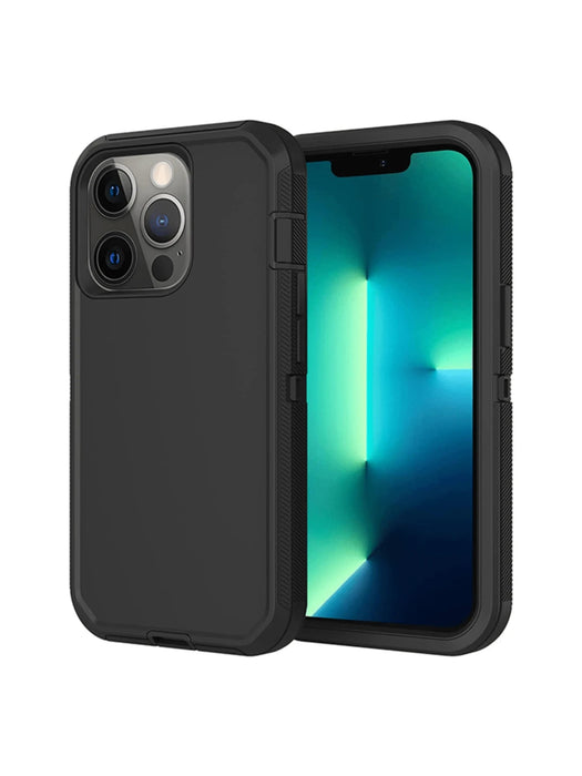 Funda negra y negra, resistente y resistente a caídas, protección integral a prueba de golpes - Quierox - Tienda Online