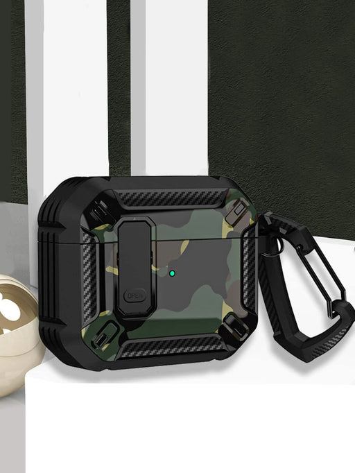 Funda para auriculares de Tpu con estampado de camuflaje con diseño de armadura - Quierox - Tienda Online
