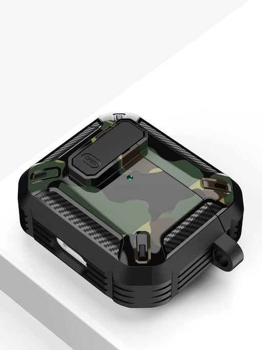 Funda para auriculares de Tpu con estampado de camuflaje con diseño de armadura - Quierox - Tienda Online