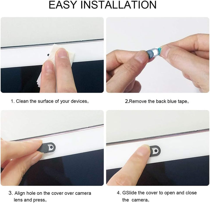 Funda para cámara, cubierta deslizante para cámara web, laptop, PC, celular / 6 unidades - Quierox - Tienda Online