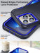 Funda para Galaxy A36 5G con diseño de bloques de color y soporte invisible. - Quierox - Tienda Online
