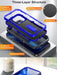 Funda para Galaxy A36 5G con diseño de bloques de color y soporte invisible. - Quierox - Tienda Online