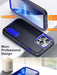 Funda para Galaxy A36 5G con diseño de bloques de color y soporte invisible. - Quierox - Tienda Online