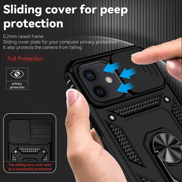 Funda para iPhone 12 con protector de lente de cámara y pantalla HD - Quierox - Tienda Online