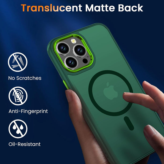Funda para iPhone 14 Pro Max , funda magnética translúcida - Quierox - Tienda Online