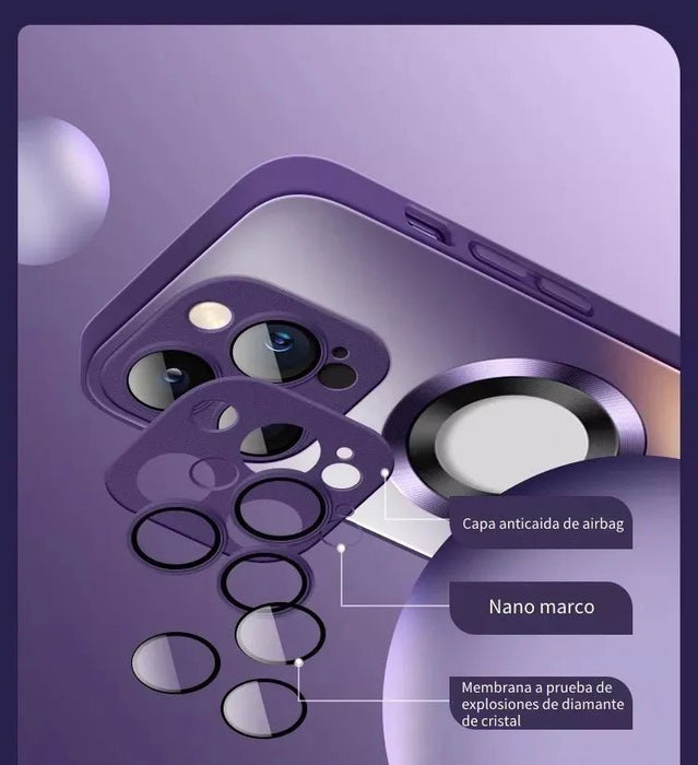 Funda para iPhone 15 Pro Max Carcasa Mate Con Magsafe - Quierox - Tienda Online