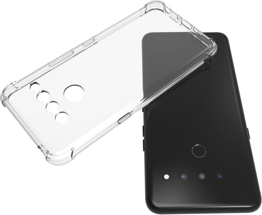 Funda para LG V50 ThinQ Clear TPU cuatro esquinas - Quierox - Tienda Online