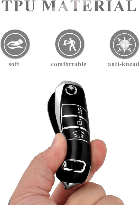Funda para llave de coche (3 botones), compatible con Kia Sportage Rio Sorento Carens - Quierox - Tienda Online