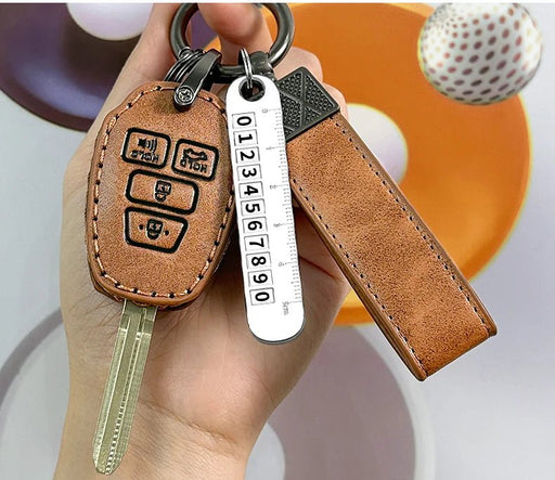 Funda para llave de coche para Toyota Prius, Corolla, Yaris, Avensis, Camry, RAV4 De 4 botones, 2012 - 18 - Quierox - Tienda Online