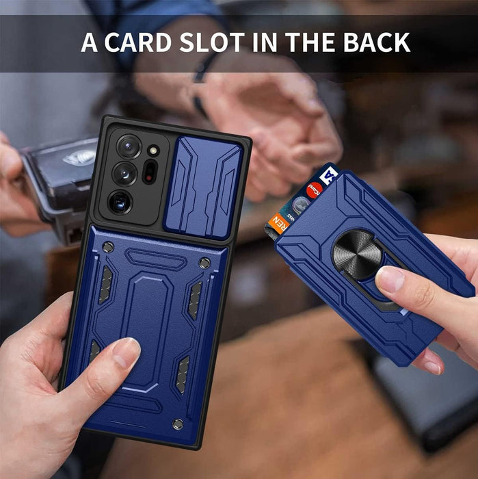 Funda para Motorola OT EDGE 50 PRO con cámara deslizante, soporte y tarjetero - Quierox - Tienda Online