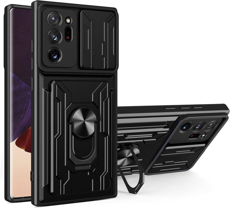 Funda para Motorola OT EDGE 50 PRO con cámara deslizante, soporte y tarjetero - Quierox - Tienda Online