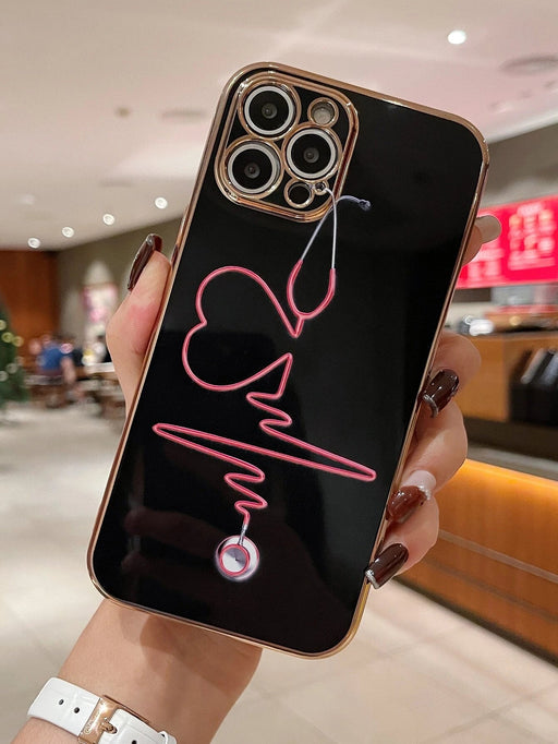 Funda para móvil Iphone 12 pro max patrón Estetoscopio - Quierox - Tienda Online