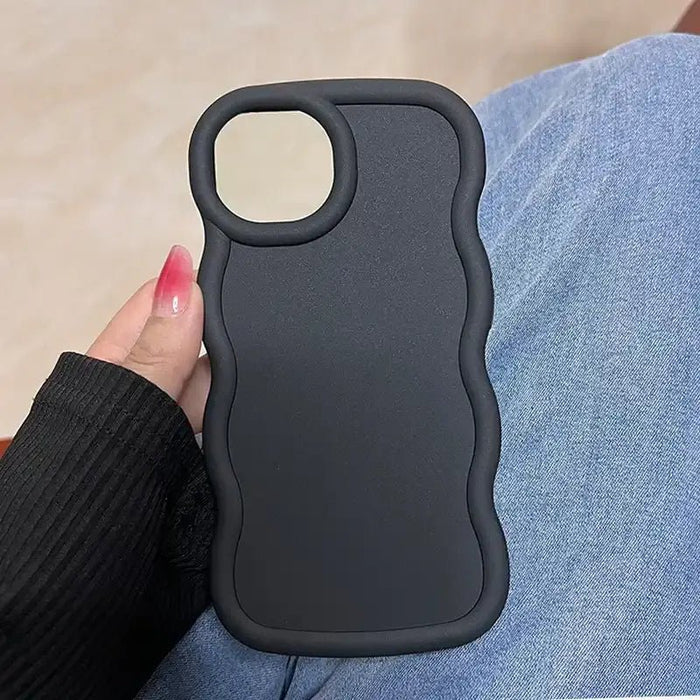Funda para móvil:color negro ondulado, linda para iphone - Quierox - Tienda Online
