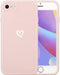 Funda para mujeres y niñas, lindo patrón de corazón de amor suave y delgada para iphone 7/8//SE2 - Quierox - Tienda Online