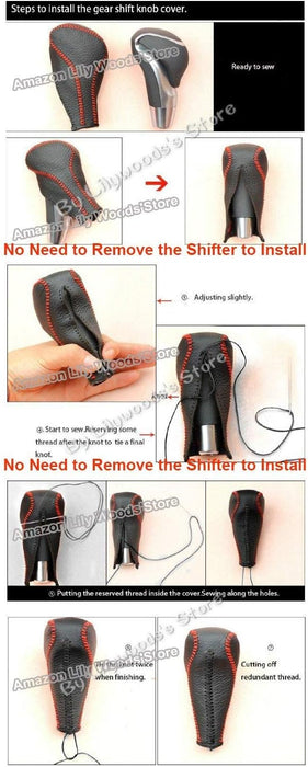 Funda para pomo de caja de cambios, color negro, para Ford Focus - Quierox - Tienda Online