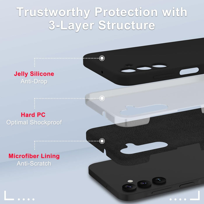 Funda para Samsung Galaxy A16 5G, funda de silicona con 1 protector de pantalla - Quierox - Tienda Online