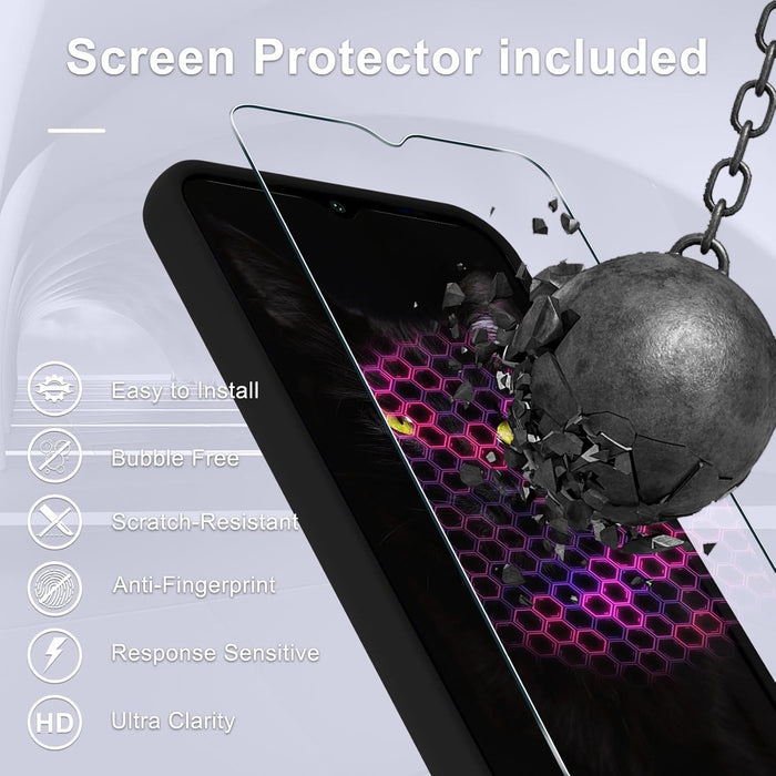 Funda para Samsung Galaxy A16 5G, funda de silicona con 1 protector de pantalla - Quierox - Tienda Online