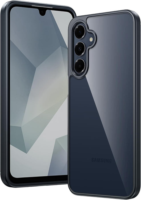 Funda para Samsung Galaxy A16 - 5G: Funda transparente y negro - Quierox - Tienda Online