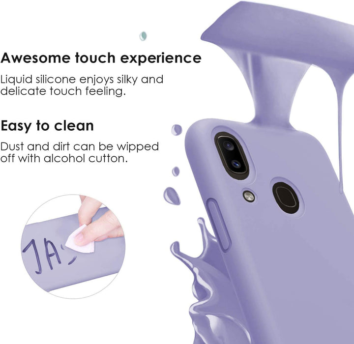 Funda para Samsung Galaxy A20 con protector de pantalla de vidrio templado - Quierox - Tienda Online