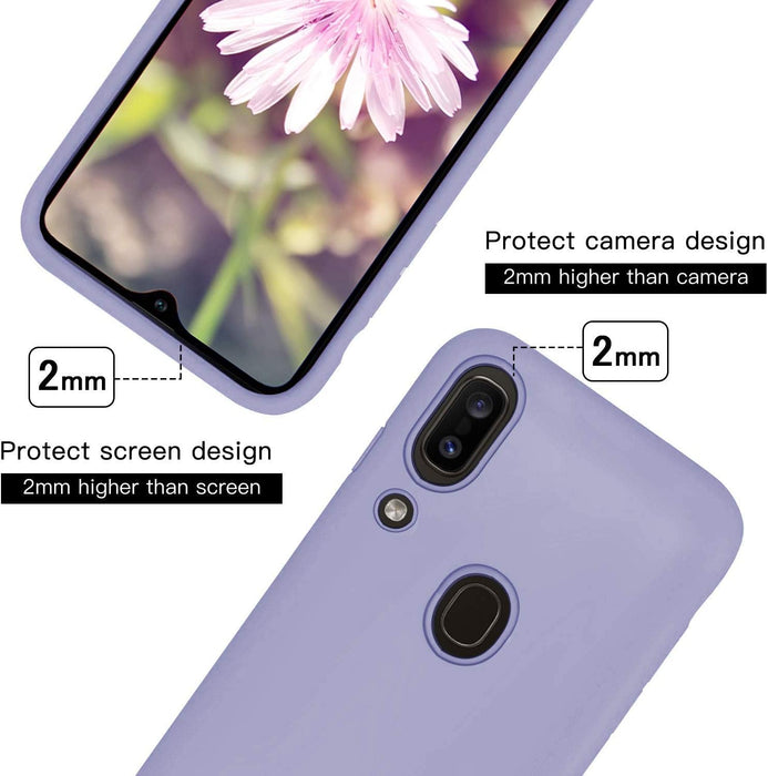 Funda para Samsung Galaxy A20 con protector de pantalla de vidrio templado - Quierox - Tienda Online