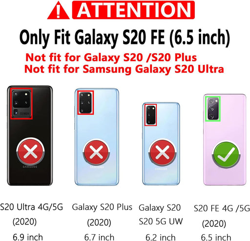 Funda para Samsung Galaxy S20 FE 5G, [probada contra caídas de grado militar] con protector de pantalla HD - Quierox - Tienda Online