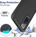 Funda para Samsung Galaxy S20 FE 5G, [probada contra caídas de grado militar] con protector de pantalla HD - Quierox - Tienda Online
