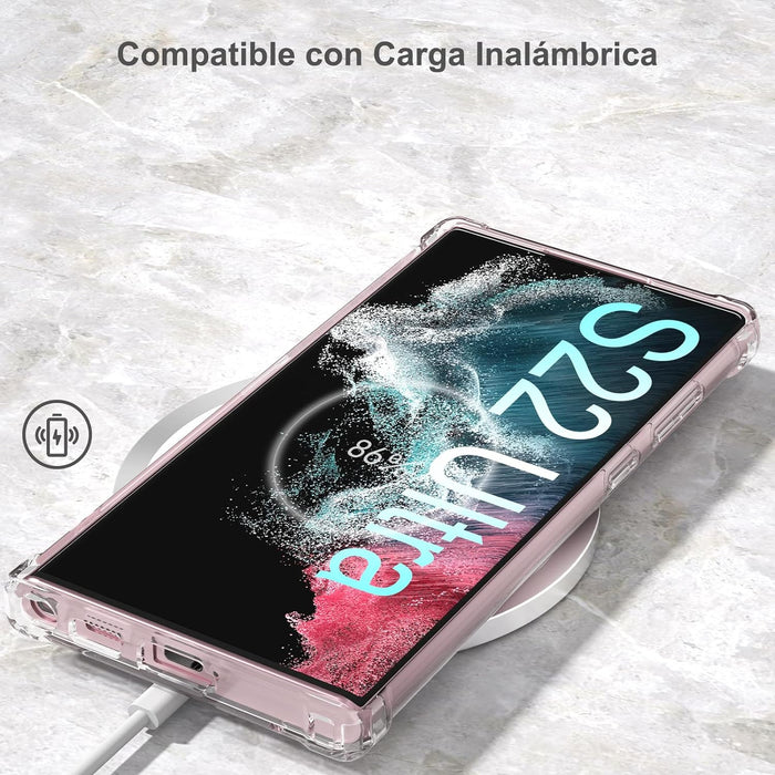 Funda para Samsung Galaxy S22 Ultra Transparente - Quierox - Tienda Online