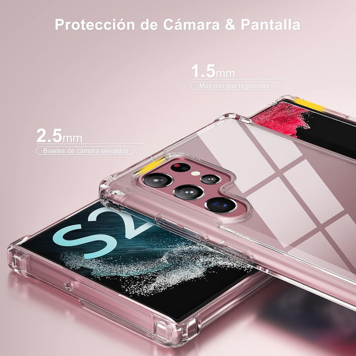 Funda para Samsung Galaxy S22 Ultra Transparente - Quierox - Tienda Online