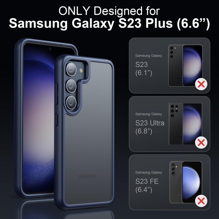 Funda para Samsung Galaxy S23, de grado militar a prueba de caídas, antihuellas - Quierox - Tienda Online