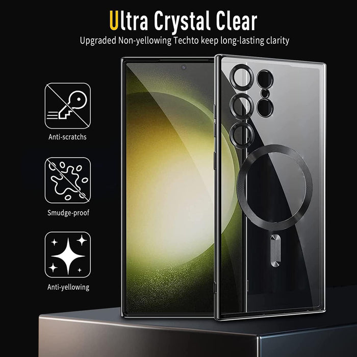 Funda para Samsung Galaxy S23 Ultra Magnética Transparente [Compatible con MagSafe] - Quierox - Tienda Online