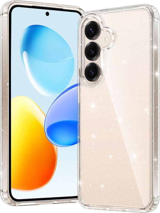 Funda para Samsung Galaxy S25: Protección militar contra caídas transparente (brillante) - Quierox - Tienda Online