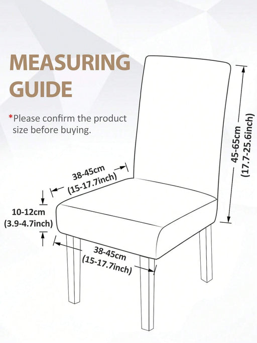 Funda para sillas de comedor de seda color leche, elásticas, de poliéster, 1 unidad - Quierox - Tienda Online