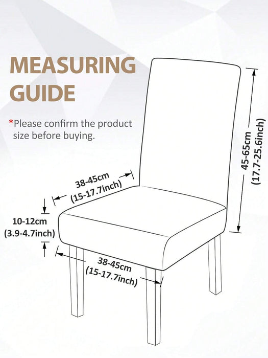 Funda para sillas de comedor de seda color leche, elásticas, de poliéster, 1 unidad - Quierox - Tienda Online