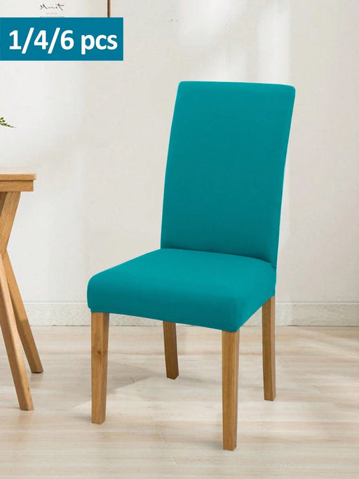 Funda para sillas de comedor de seda color leche, elásticas, de poliéster, 1 unidad - Quierox - Tienda Online