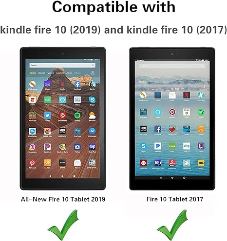 Funda para tableta Amazon Fire HD 10 (séptima y novena generación, versiones 2017 y 2019) - Quierox - Tienda Online