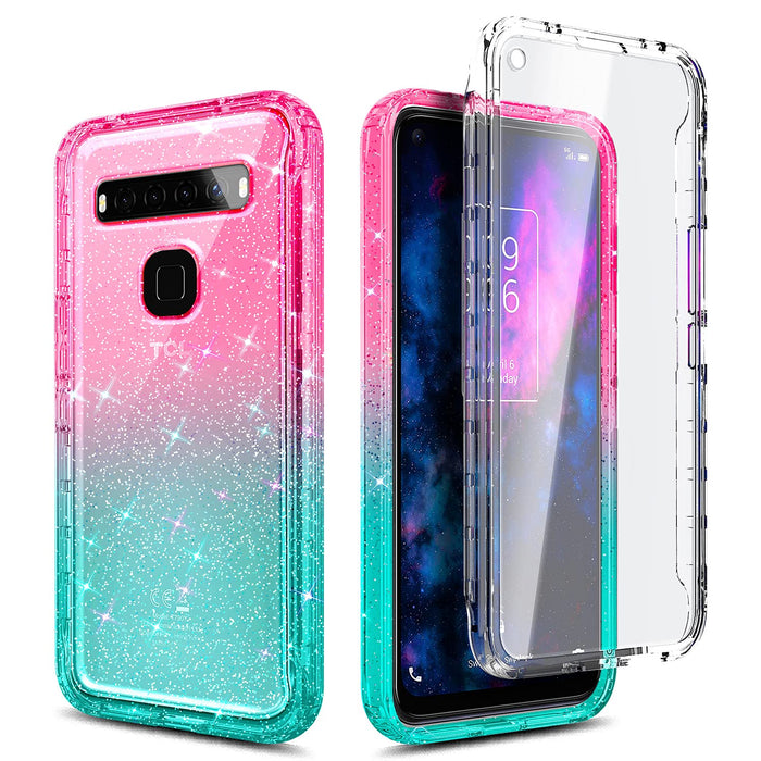 Funda para TCL 10 5G UW con protector de pantalla incorporado - Quierox - Tienda Online