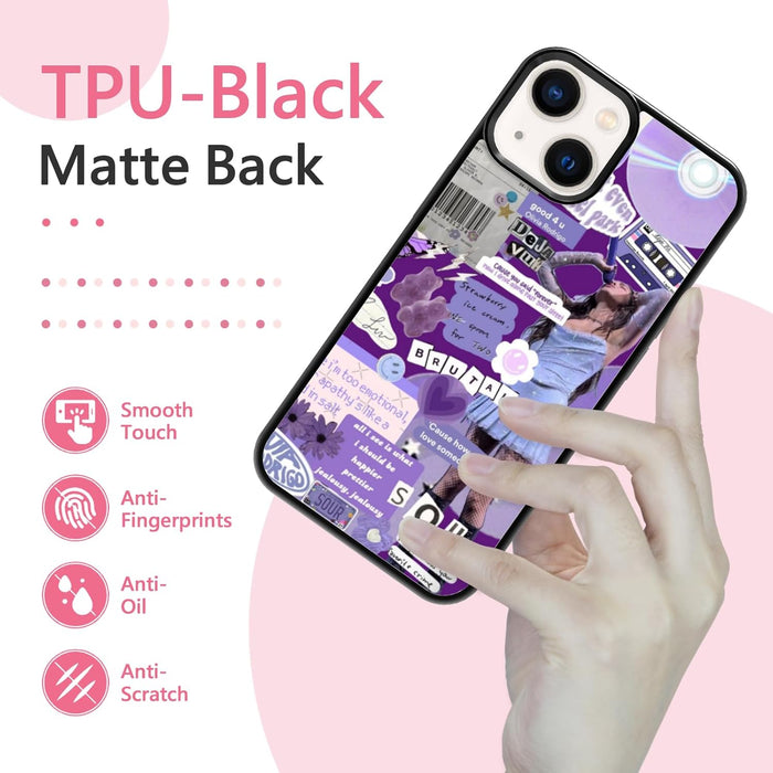 Funda para teléfono con collage de Queen Singer en color morado para iphone 12 mini - Quierox - Tienda Online