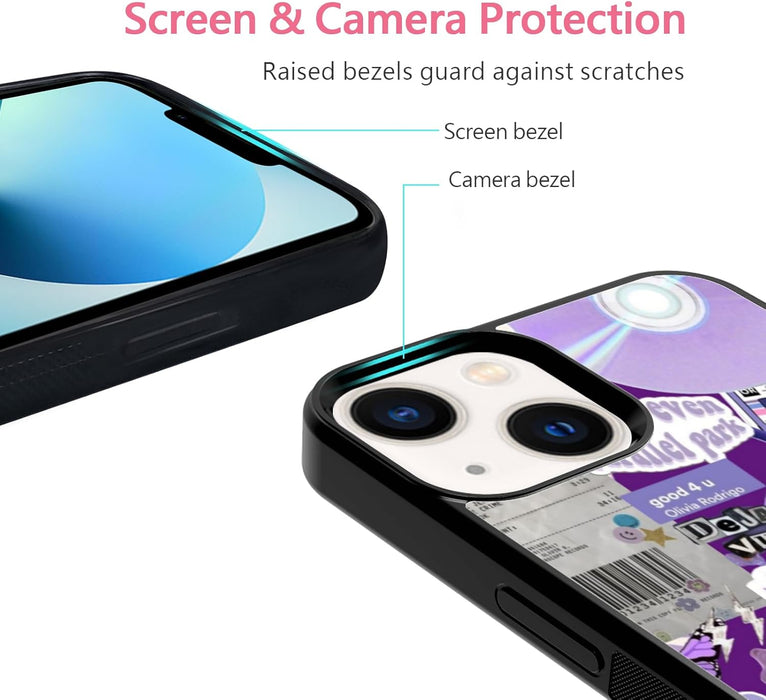 Funda para teléfono con collage de Queen Singer en color morado para iphone 12 mini - Quierox - Tienda Online