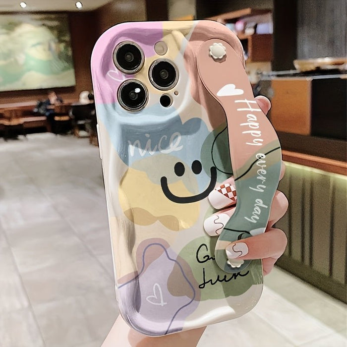 Funda para teléfono con correa. 1 funda moderna con correa para el brazo, gruesa y anticaídas - Quierox - Tienda Online