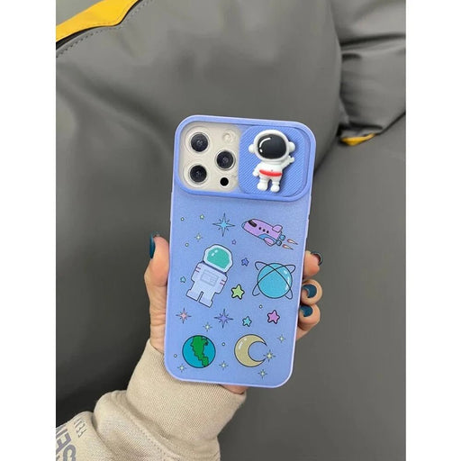 Funda para teléfono con cubierta para cámara con diapositiva espacial, iphone 11pro - Quierox - Tienda Online