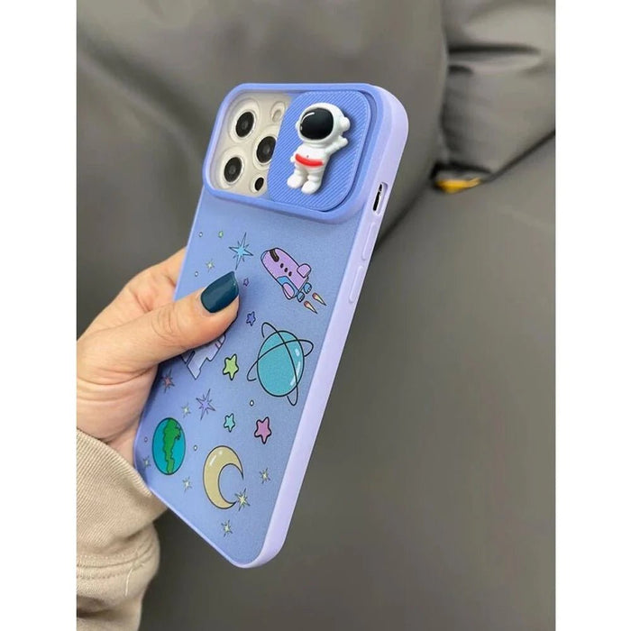 Funda para teléfono con cubierta para cámara con diapositiva espacial, iphone 11pro - Quierox - Tienda Online