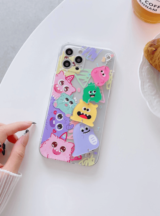 Funda para teléfono con dibujos animados y correa para la mano, para iphone 7P/8P - Quierox - Tienda Online