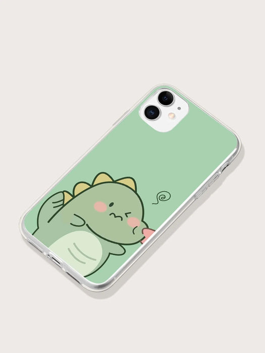 Funda para teléfono con dinosaurio de dibujos animados, 2 piezas, Iphone XS Max - Quierox - Tienda Online