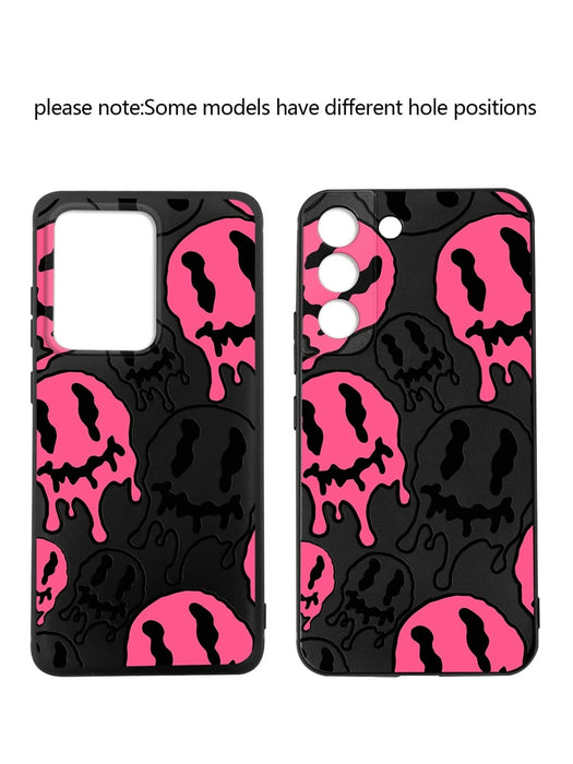 Funda para teléfono con diseño de cara sonriente de fantasma y terror - Quierox - Tienda Online