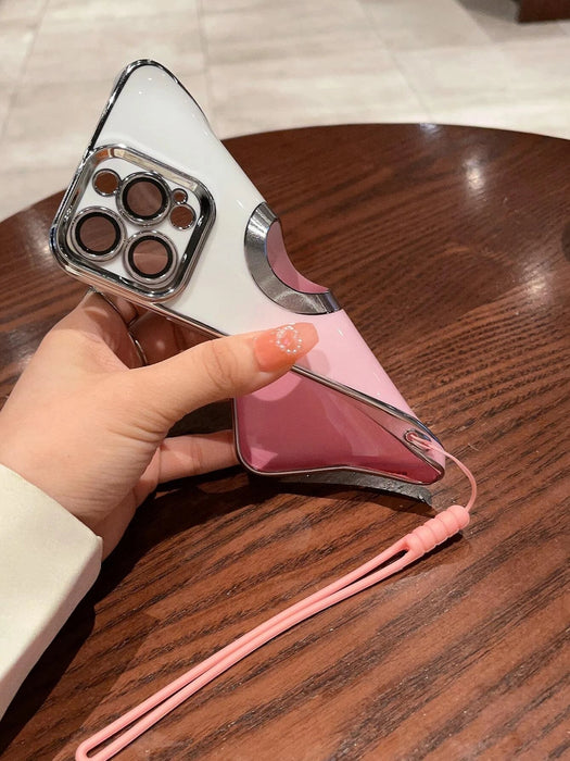 Funda para teléfono con diseño de corazón y cordón compatible - Quierox - Tienda Online