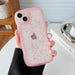 Funda para telefono con diseño de ondas rizadas, con purpurina brillante para iphone 13 mini - Quierox - Tienda Online