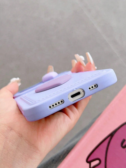 Funda para teléfono con marco de fotos y tarjetero, con doble pegatina de corazón - Quierox - Tienda Online