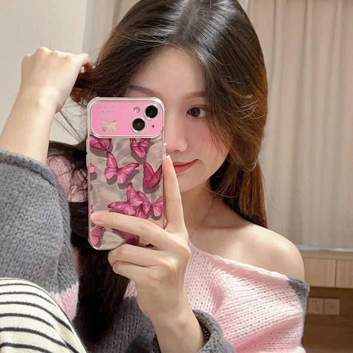 Funda para telefono con mariposa brillante en 3D - Quierox - Tienda Online