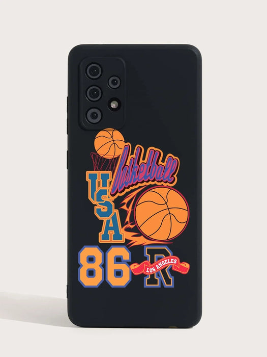 Funda para teléfono con patrón de baloncesto - Quierox - Tienda Online
