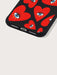 Funda para teléfono con patrón de corazón y ojos compatible con iPhone - Quierox - Tienda Online